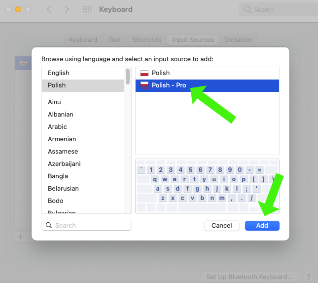 How To Add Polish Keyboard On Mac